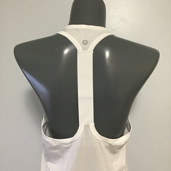 Lululemon Swiftly Tech T-Back White Size 8 - Picture 5 of 10